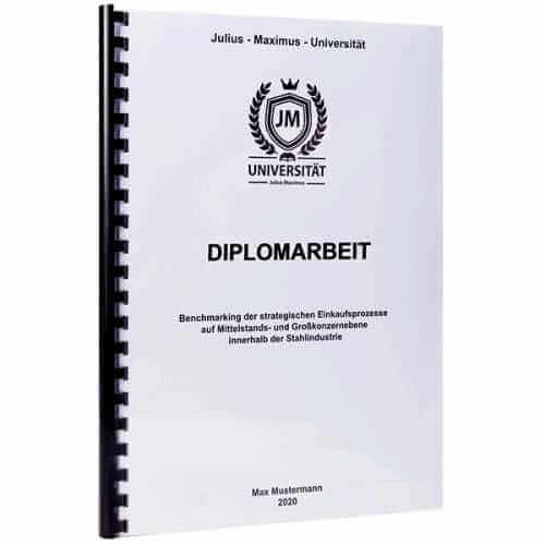 DIPLOMARBEIT Drucken & Binden ~ 24h-LIEFERUNG GRATIS!