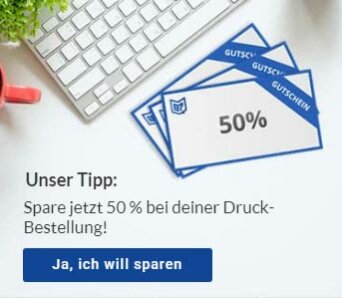 Copyshop Erlangen 50 Prozent sparen